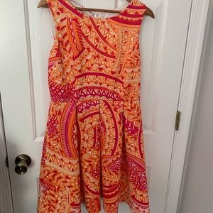 Size 10 Sandra Darren Pleated dress